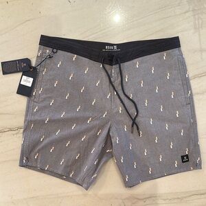 Roark Men's Gray Swim Shorts
